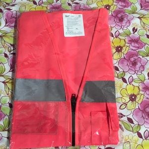 Reflective dark peach vest